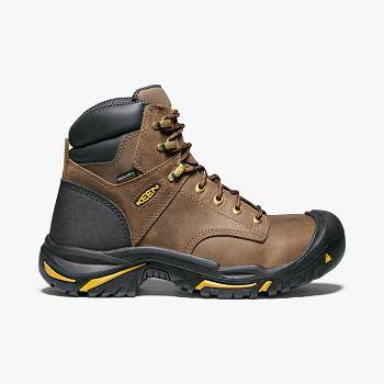 KEEN Férfi Mt Vernon 6" (Steel Toe) Munkavédelmi Bakancs Barna